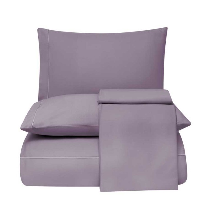 Постельное белье Tivolyo Deluxe "Casual", семейное, сиреневый