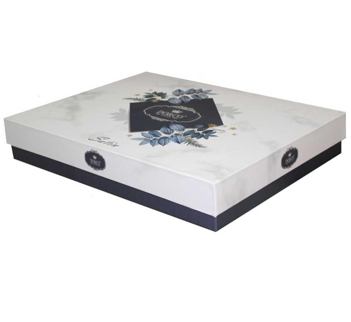 Постельное белье Do&Co Delux "Doga", 1,5 спальное, синий