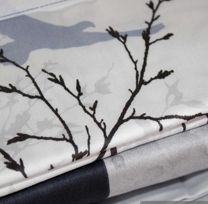 Постельное белье Do&Co Delux "Doga", 1,5 спальное, синий