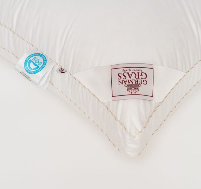 Подушка German Grass 3-х камерная "King Down", 50x90 см, упругая