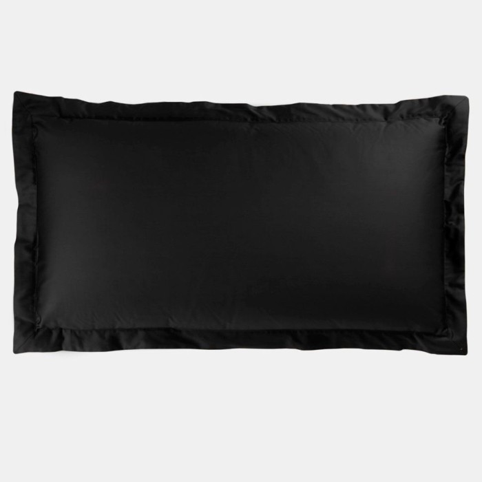 Наволочка German Grass "Dark Onyx Allure", 50x90 см, 2 шт, черный