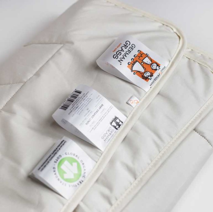 Набор Prinz and Prinzessin хлопок "Baby Organic Linen", 100x150-40x60 см