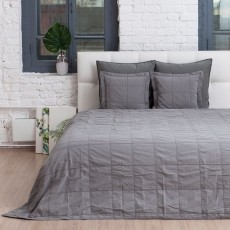 Покрывало LUXBERRY "SOHO", 240x260 см, серый