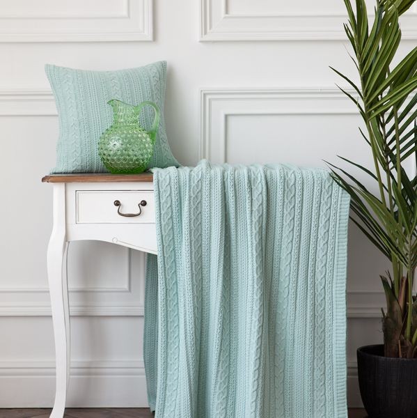 Наволочка Luxberry декоративная "Lux 45", 40x40 см, аквамарин