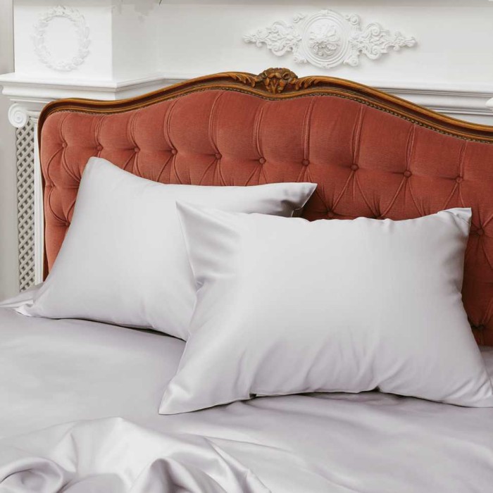 Наволочка German Grass Silk Bliss "Silvery Grey", 50x70 см