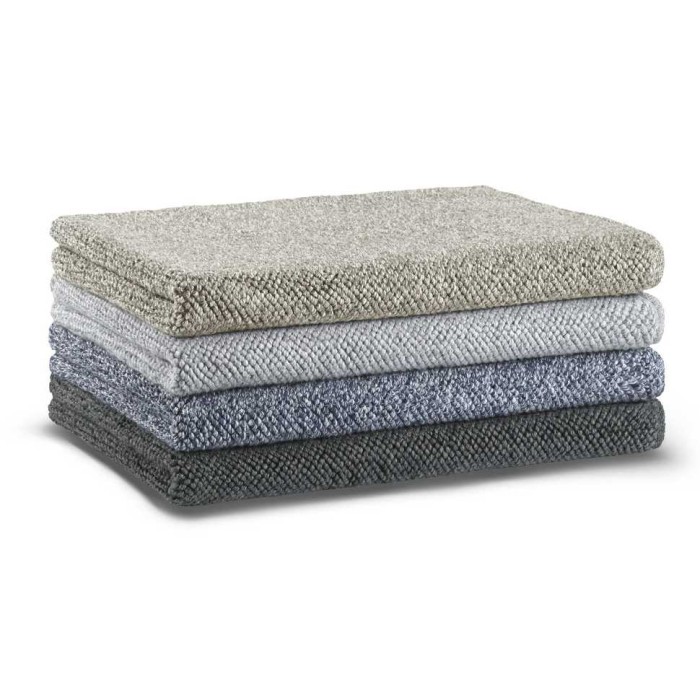 Полотенце Lappartement для ног "Antique", 53x86 см, серо-синий