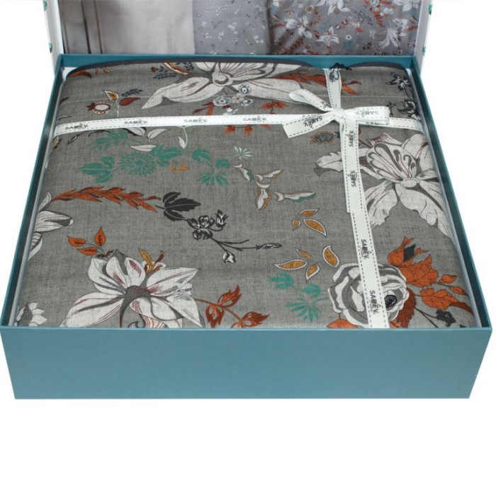 Постельное белье Sarev "Portland", 2-х спальное (евро), серый