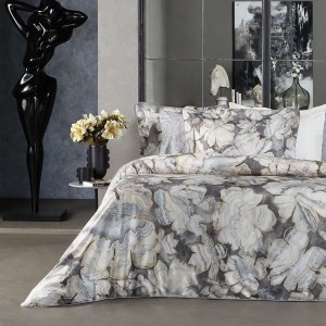 Постельное белье VALERON USC "OPHELIA", king-size, серый