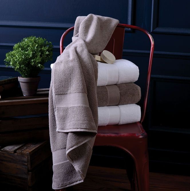 Полотенце Lappartement "Alston", 70x140 см, экрю