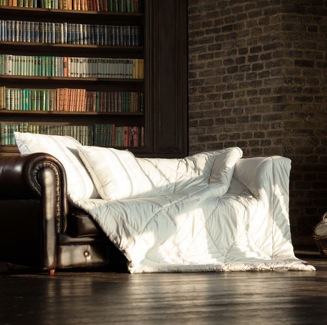 Одеяло German Grass шерсть "Camel Wool", 160x220 см, легкое