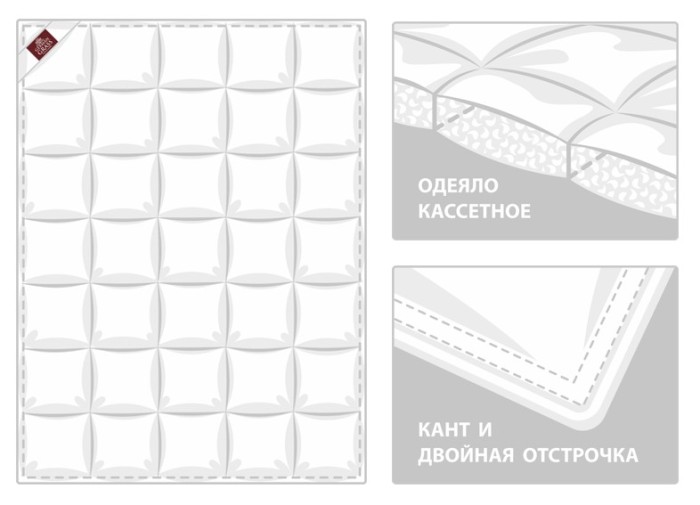 Одеяло Prinz and Prinzessin пуховое "Kinder Snow", 150x200 см, всесезонное