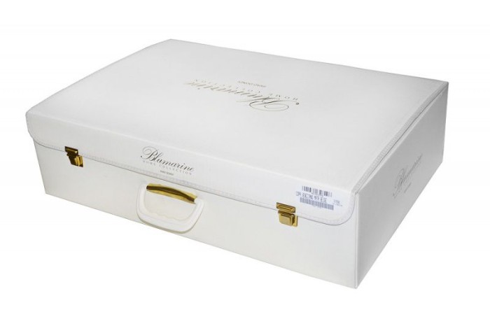 Покрывало Blumarine стразы Swarovski "Jamila", 270x270 см, кремовый