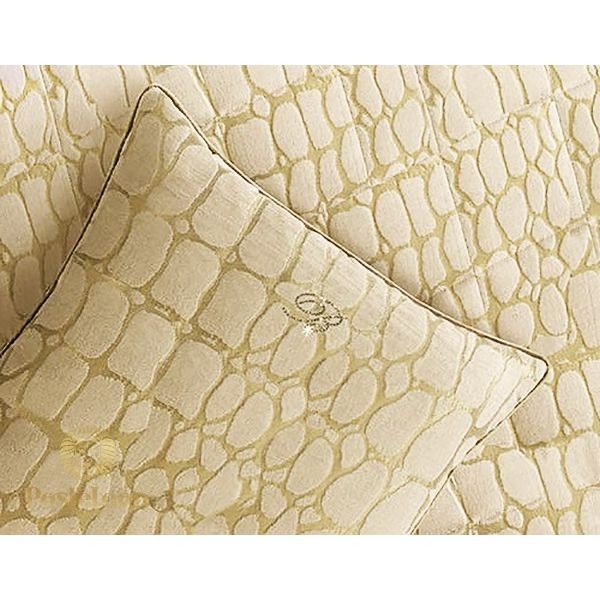 Покрывало Blumarine стразы Swarovski "Jamila", 270x270 см, кремовый