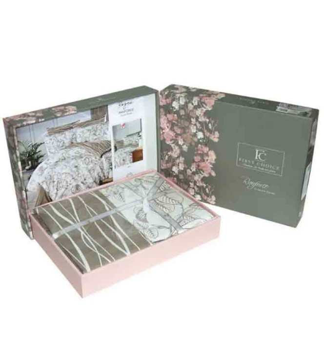 Постельное белье First Choice ранфорс "Snowfal", семейное