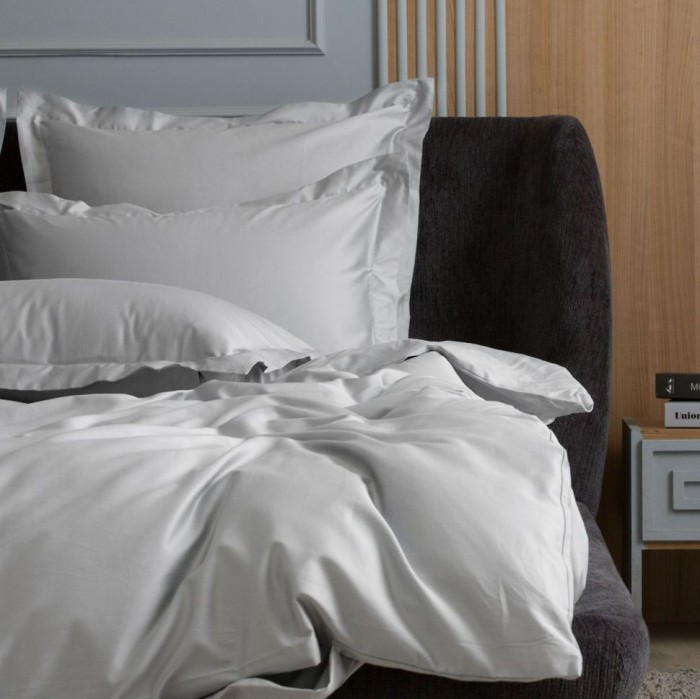 Пододеяльник  German Grass "Ash Grey Allure", 150x200 см, светло-серый