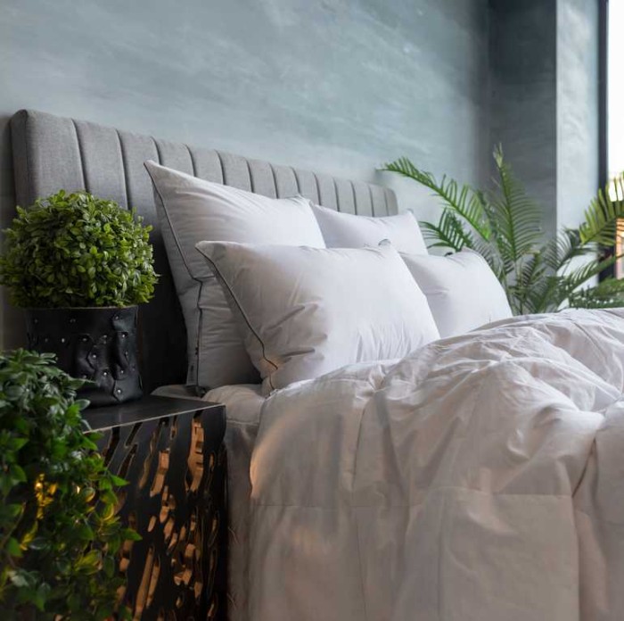 Подушка German Grass "Gray Familie Down", 50x70 см, упругая