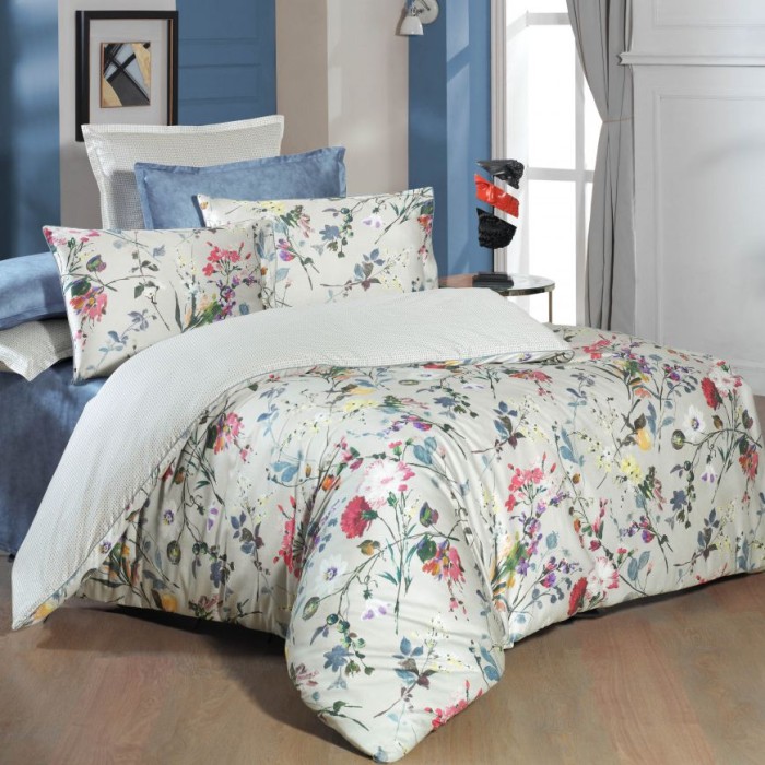 Постельное белье Sarev "Irina", 2-х спальное (евро), серый