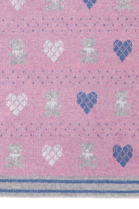 Плед детский Luxberry "Lux Bear", 100х150, розовый