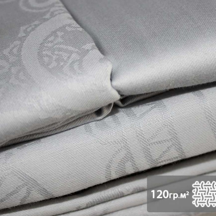 Постельное белье Do&Co жаккард "Doreta", 2-х спальное (евро), серый