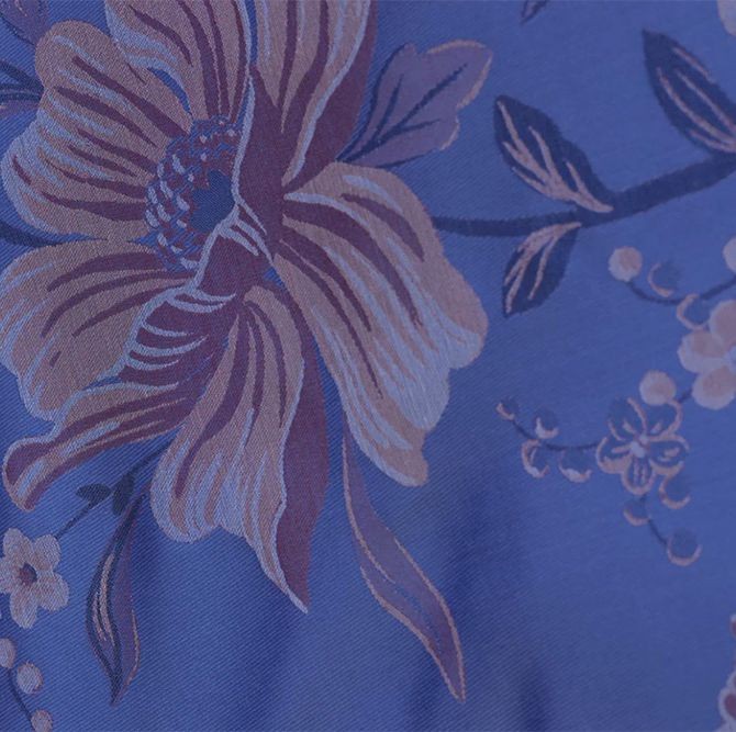 Наволочка Curt Bauer дамаст "Johanne", 50x70 см, синий