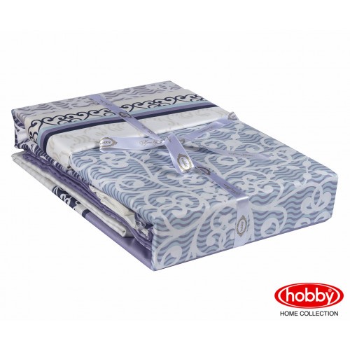 Постельное белье Hobby "Laura", 2-х спальное (евро), лиловый