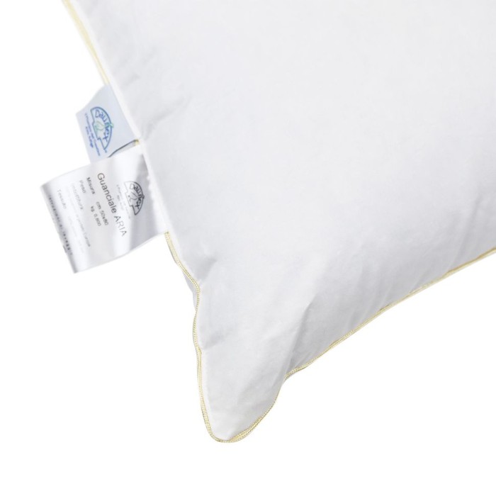 Подушка Daunex пуховая "Aria", 50x70 см, упругая, белый