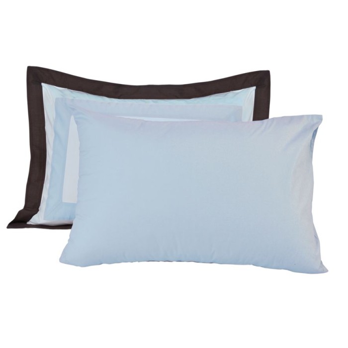 Наволочка Lappartement декор "Soho", 50x70 см, голубой