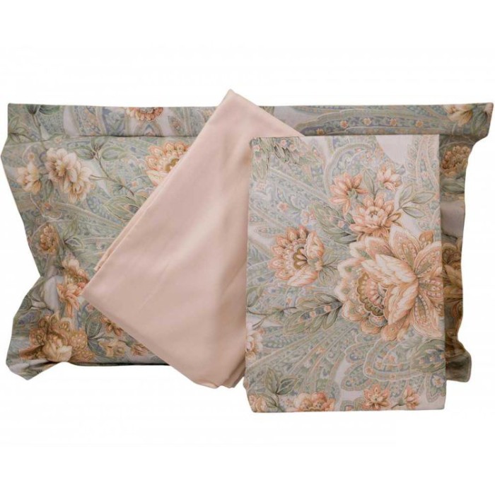 Постельное белье Tivolyo Deluxe "Anika", 2-х спальное (евро), серый