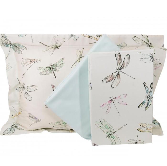 Постельное белье Tivolyo Deluxe "Liberte", 1,5 спальное, бирюзовый