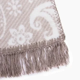 Плед Arya хлопок "Paisley", 200x220 см, стоне