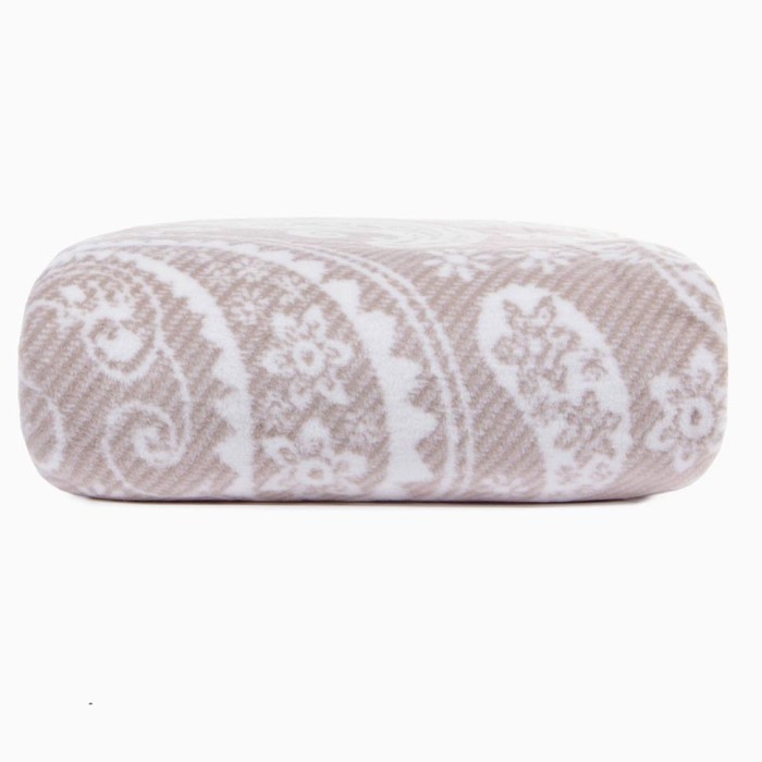 Плед Arya хлопок "Paisley", 200x220 см, стоне