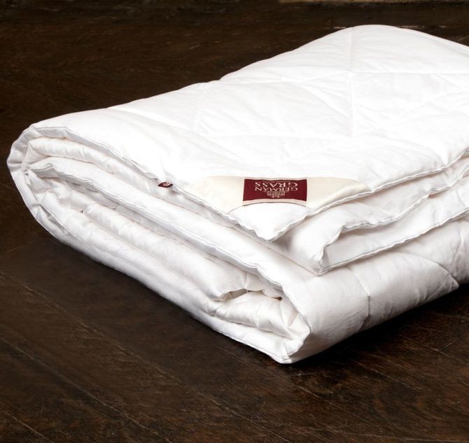 Одеяло German Grass лен "Linen Wash", 200x200 см, легкое