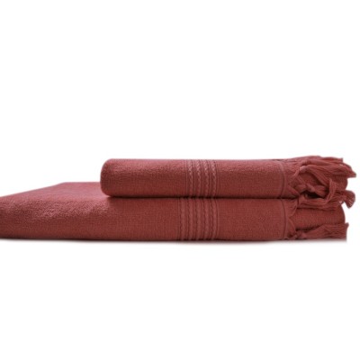 Полотенце Hamam &quot;Meyzer Tassels&quot;, 100x150 см, светло-бордо