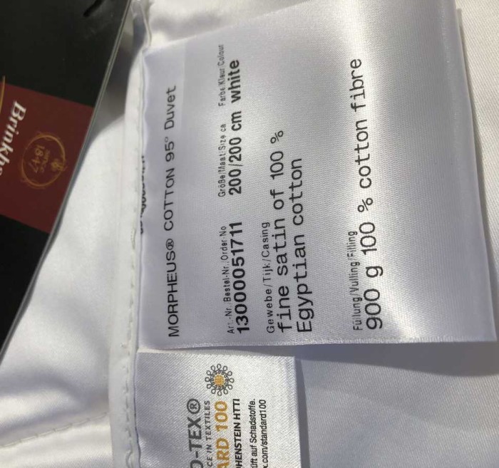 Одеяло Brinkhaus хлопок "Morpheus", 200x220 см, легкое