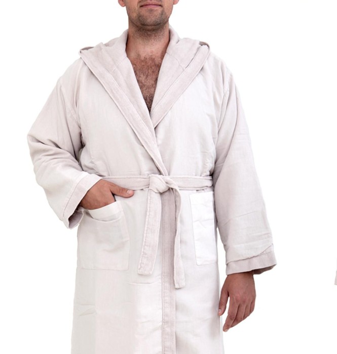 Халат коллекция Devilla "Senses", XXL, бежевый