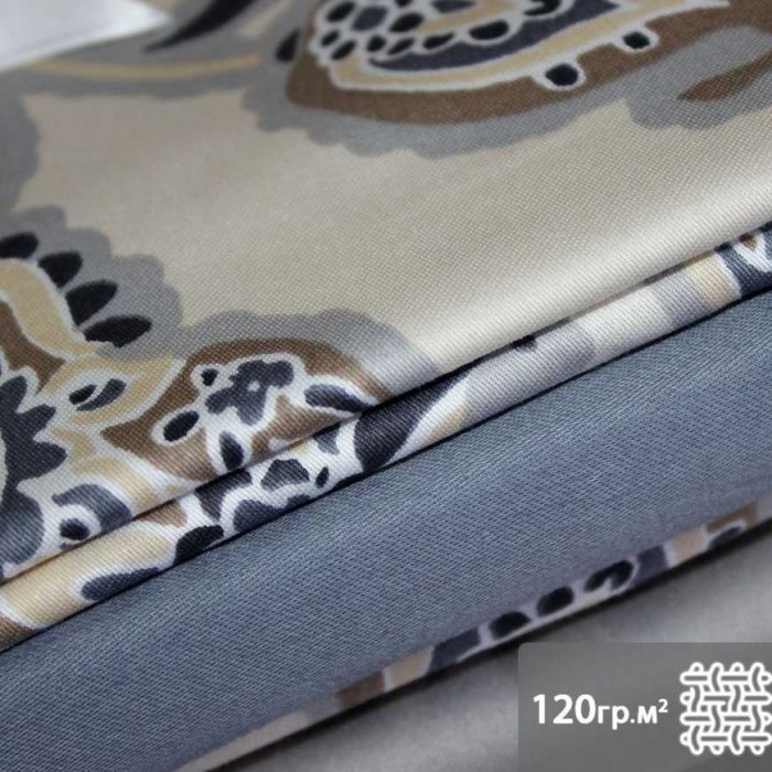 Постельное белье Do&Co Delux "Vesta", 1,5 спальное, серый