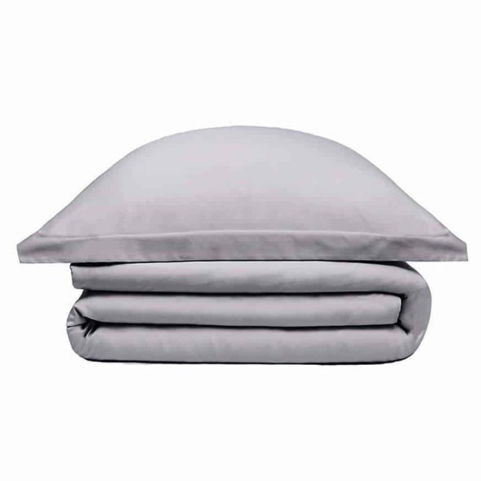 Постельное белье DecoFlux "Solid Silver Chalk", king-size, серый