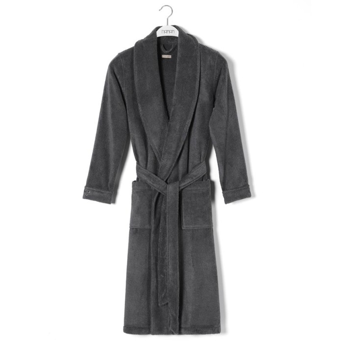 Халат Hamam мужской "Sultan", L, темно-серый