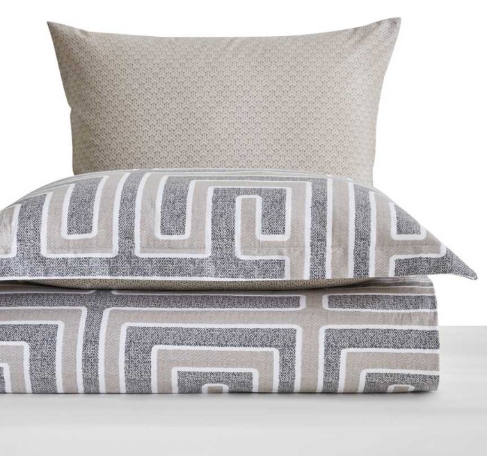 Постельное белье Arya Alamode "Pascal", 2-х спальное (евро), серый