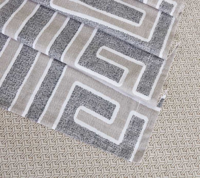 Постельное белье Arya Alamode "Pascal", 2-х спальное (евро), серый