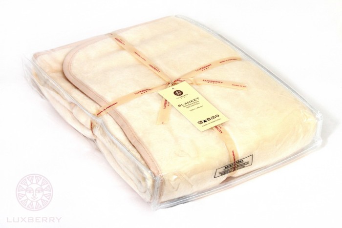 Плед детский Luxberry "Бамбук 269 02", 100х140, экрю