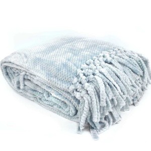 Плед TIVOLYO "NAPPA FAVO SOFT", 200x220 см, бирюзовый
