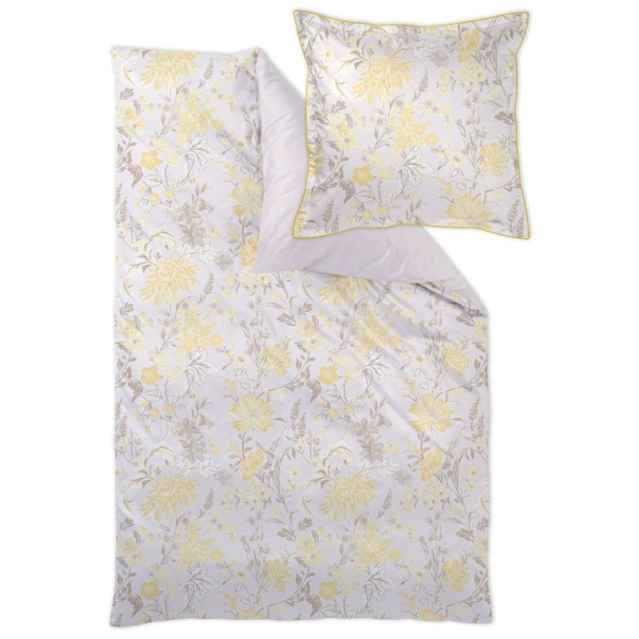 Наволочка Curt Bauer дамаст "Johanne", 65x65 см, желтый