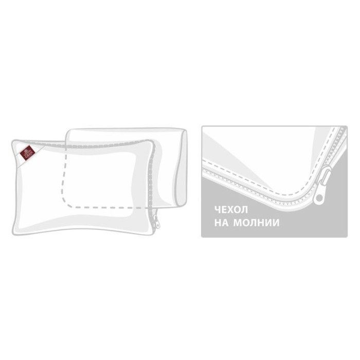 Чехол для подшки German Grass "Memory Tencel", 50x70 см