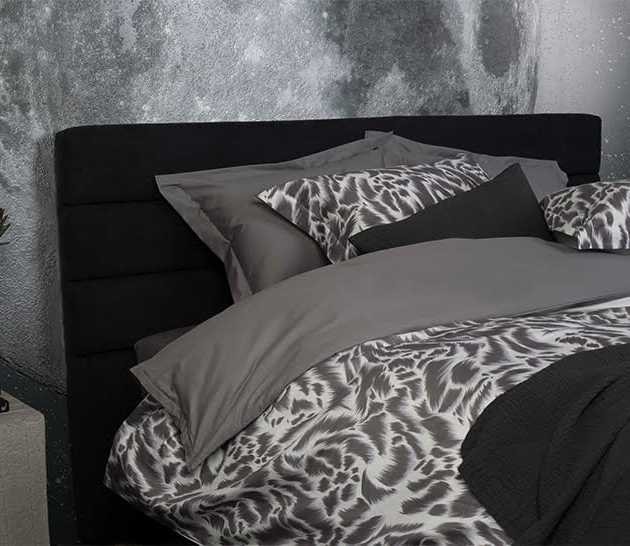 Постельное белье DecoFlux "Black Sand", 1,5 спальное, черный