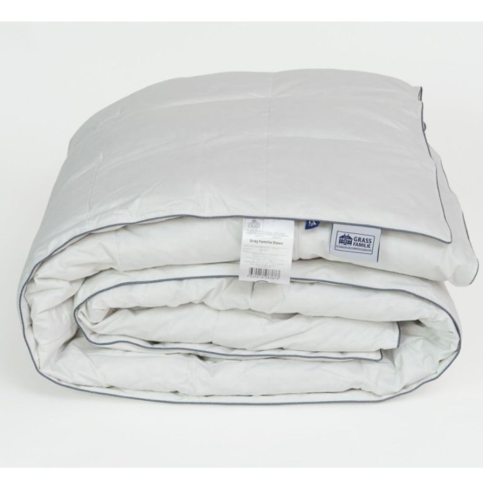 Одеяло German Grass пуховое "Gray Familie Down", 240x260 см, всесезонное