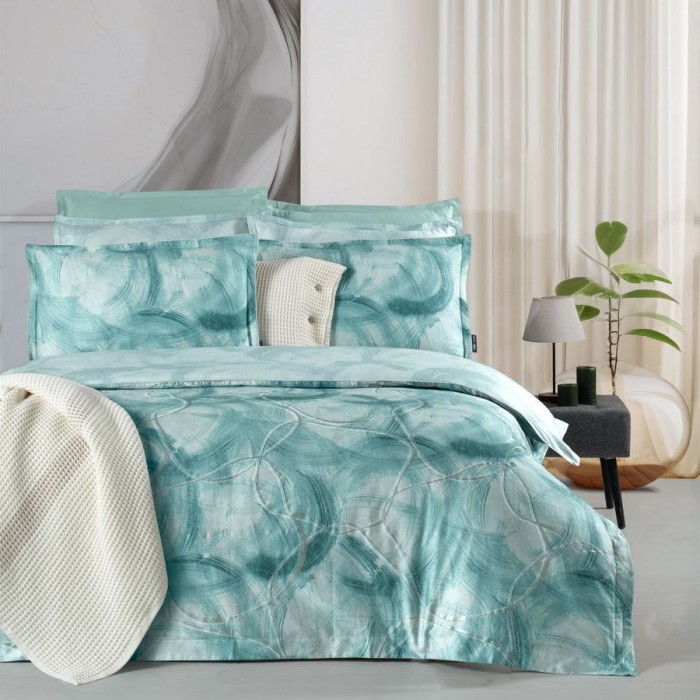 Постельное белье Sarev "Debrina", 2-х спальное (евро), ментол