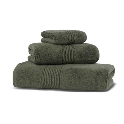 Полотенце Hamam "Galata Organic", 30x40 см, оливковый