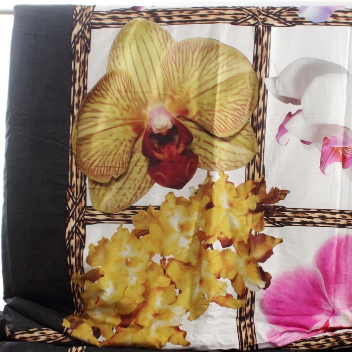 Постельное белье Roberto Cavalli "Foulard", 2-х спальное, белый, v003