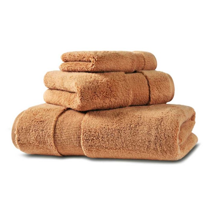 Полотенце Hamam "Heritage Natural", 76x142 см, темно-карамель